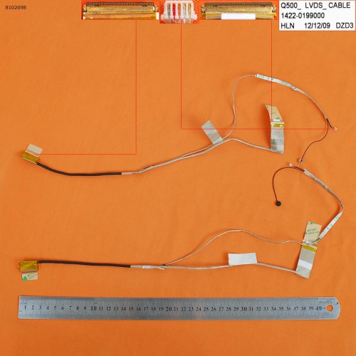 Шлейф матриці для ноутбука Asus Q56A Q500A Q506A R506A, (LVDS 40pin non-touch, 1422-0199000)