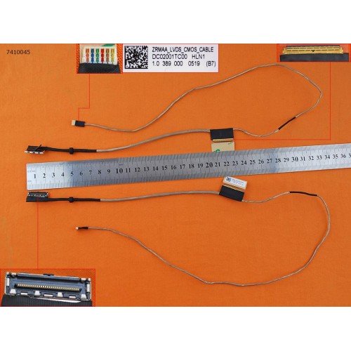 Шлейф матрицы для ноутбука Toshiba Satellite E45 E45t E45t-A M50d-A-10K E45-A4100 E55 E55t, (no TS, ZRMAA, DC02001TC00)