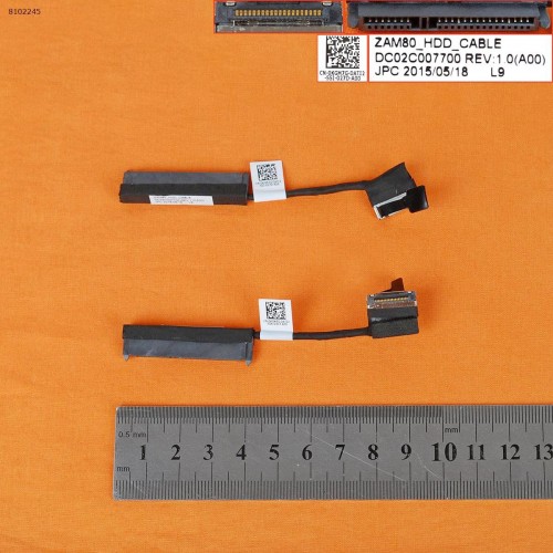 Шлейф HDD/SSD для ноутбука Dell Latitude E5550, (0KGM7G, DC02C007700, ZAM80)