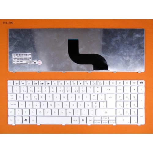 Клавиатура для ноутбука Gateway Id 15.6" Nv50 , Packard Bell Tm81 Tm86 Tm87 Tm89 Tm94 Tx86, PO, белая