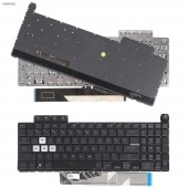 Клавиатура для Asus TUF Gaming FX507 FA507 FX517 FX707 FA707 series, US, Black, 8pin Backlit