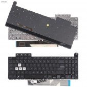 Клавиатура для Asus TUF Gaming FX507 FA507 FX517 FX707 FA707 series, US, Black, 8pin Backlit