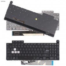 Клавиатура для Asus TUF Gaming FX507 FA507 FX517 FX707 FA707 series, US, Black, 8pin Backlit
