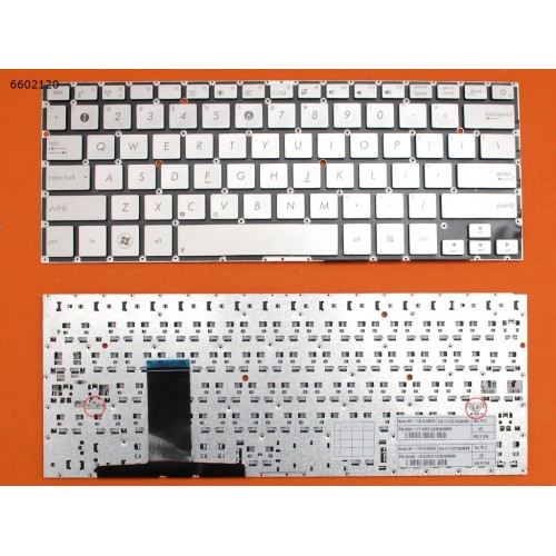 Клавіатура для Asus UX31 UX31A UX31E, US, Silver