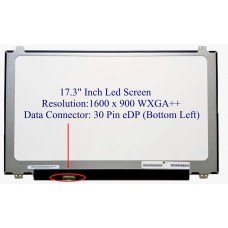Матриця 17.3 Slim LED 1600*900 30pin Left eDP