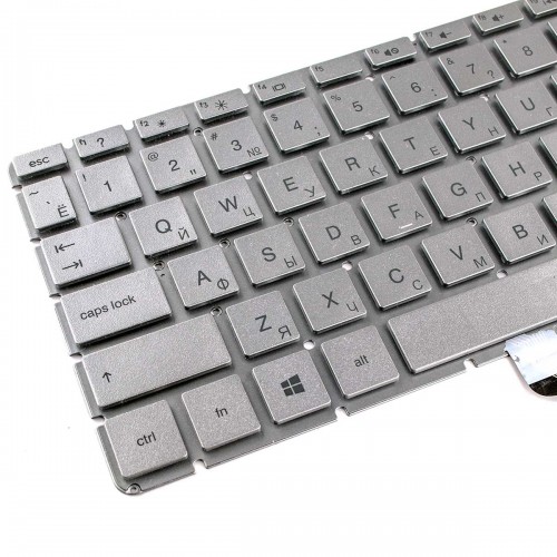 Клавиатура для ноутбука HP 250 255 G6 15-BS 15-BW 15-CC 15-CD 15-CB, RU (Silver, серебристая, Аналог)