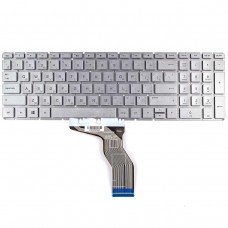 Клавиатура для HP 250 255 G6 15-BS 15-BW 15-CC 15-CD 15-CB, RU (Silver, серебристая, Аналог)