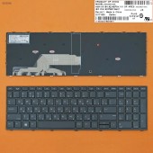 Клавиатура для HP Probook 450 G5 455 G5 470 G5, RU, (черная, с рамкой, Original)