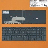 Клавіатура для HP Probook 450 G5 455 G5 470 G5, RU, (чорна, з рамкою, Original)