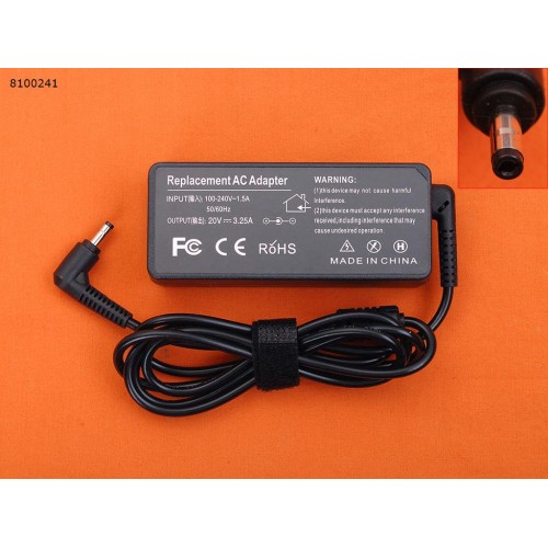 Блок питания для ноутбука Lenovo 20V 3.25A 65W 4.0*1.7 (B50 100 110 310 320 310S 330S 510S 520S 530S 710S series)