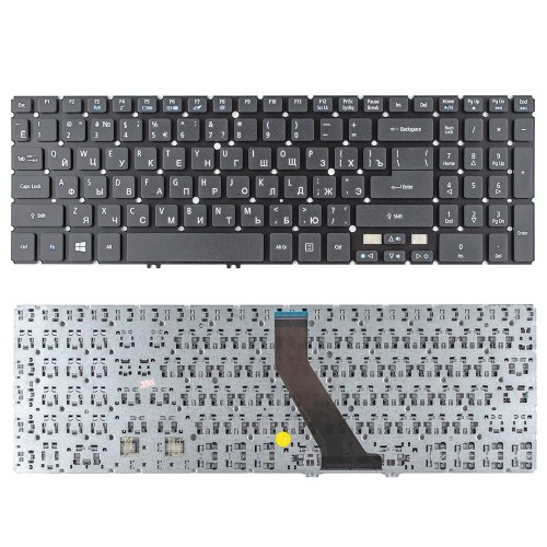 Клавіатура для ноутбука Acer Aspire M5-581T M5-581G V5-571 V5-531, RU, (Black, Original)