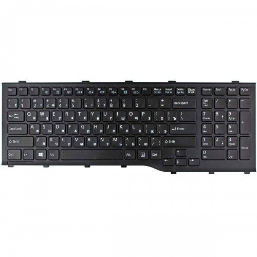 Клавіатура для Fujitsu Lifebook Ah532 A532 N532 Nh532, RU, чорна