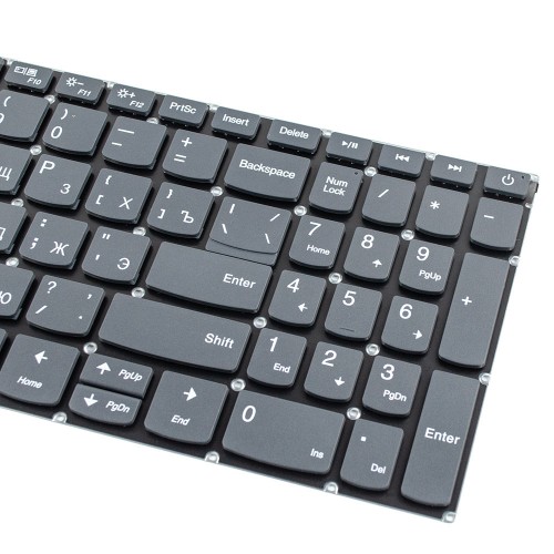 Клавиатура для ноутбука Lenovo IdeaPad 320-15 330-15 320-17 330-17 S145-15 V15-IGL 3-15 3-17, RU, (Grey, HC)