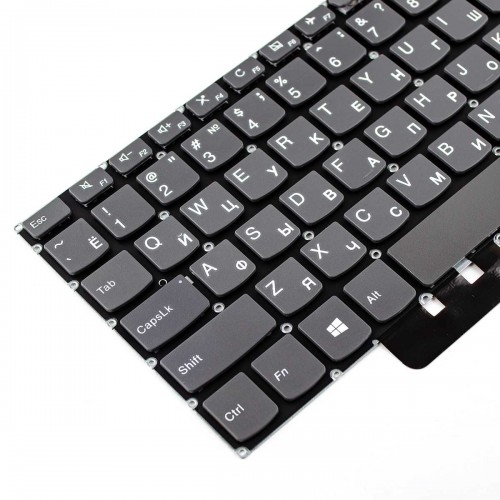 Клавіатура для ноутбука Lenovo IdeaPad 320-15 330-15 320-17 330-17 S145-15 V15-IGL 3-15 3-17, RU, (Grey, HC)
