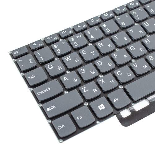 Клавіатура для ноутбука Lenovo IdeaPad 320-15 330-15 320-17 330-17 S145-15 V15-IGL 3-15 3-17, RU, (Grey, HC)