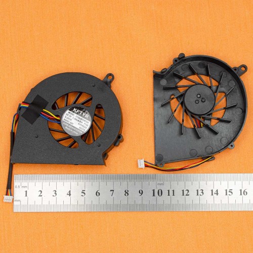Вентилятор для ноутбука HP Compaq CQ58 G58 650 655 G57, (4-pin, DFS531205MC0T, MF75120V1-C130-S9A, NFB76B05H FB7U, 686259-001, Аналог)