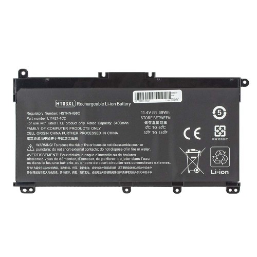 Батарея для ноутбука HP 240 245 246 247 250 255 256 G7 G8, 14-CE 14-CF 15-CS 15-DA 15-DB 17-CA 17-BY, (11.4V 39Wh 3400mAh, HT03XL, IB8O)