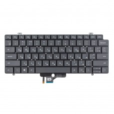 Клавиатура для Dell Latitude 14 7410 2-in-1, RU/UA (с подсветкой, DLM19K8, 0PWCJY, 0GMM47, Original)