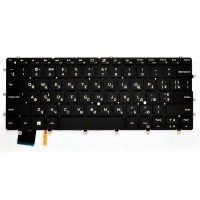 Клавіатура для Dell XPS 13 9305 9370 9380 7390, RU, (Black, Backlit, Original)