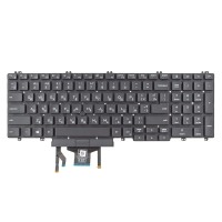 Клавіатура для Dell Latitude 5500 5501 5510 5511 Precision 3500 3501 3540 3541 3550 3551, RU/UA (Black, Original, Backlight)