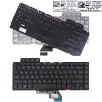 Клавиатура для Asus ROG Zephyrus GA502D GU532G GU502D GX502G GX532G, RU/UA, Black, Colorful backlight