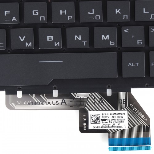Клавіатура для ноутбука Asus ROG Zephyrus GA502D GU532G GU502D GX502G GX532G series, RU/UA, Black, Colorful backlight