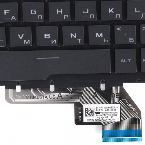 Клавіатура для ноутбука Asus ROG Zephyrus GA502D GU532G GU502D GX502G GX532G series, RU/UA, Black, Colorful backlight