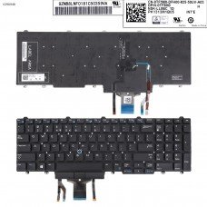 Клавиатура для Dell Latitude E5550 E5570 E5580 E5590 Precision 3510 3520 3530, US (с поинтстиком, с подсветкой)