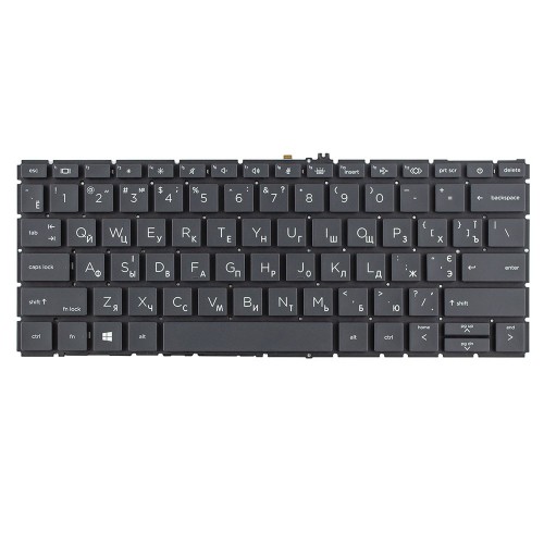 Клавиатура для ноутбука HP EliteBook 830 G7, RU/UA, Black, Backlit, Original