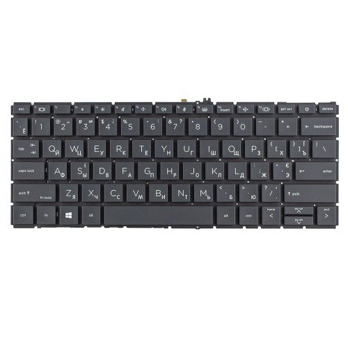 Клавіатура для ноутбука HP EliteBook 830 G7, RU/UA, Black, Backlit, Original