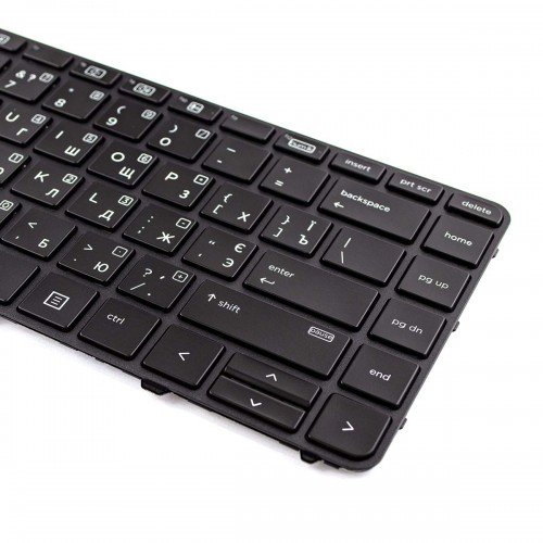 Клавіатура для ноутбука HP ProBook 430 440 445 G3 G4, 640 645 G2 G3, RU/UA, (Black, Backlit, Trackpoint)