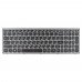 Клавіатура для ноутбука Lenovo IdeaPad Z710 U510, RU, (чорна, с сріблястою рамкою)