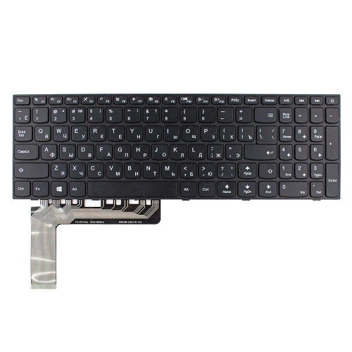 Клавіатура для Lenovo IdeaPad 110-15ISK 110-17ACL 110-17IKB 110-17ISK, RU, чорна 