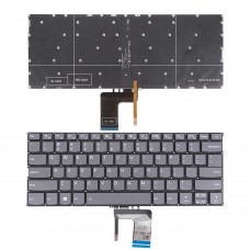 Клавіатура для Lenovo IdeaPad 320-13 320S-13IKB, US, (сіра, з підсвіткою, Original)