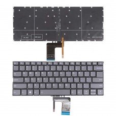 Клавиатура для Lenovo IdeaPad 320-13 320S-13IKB, US, (серая, с подсветкой, Original)