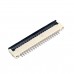 FFC Разъем для ноутбука 20pin*1.0mm, Flip type, контакты внизу