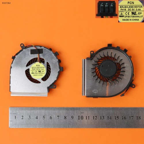Вентилятор кулер для ноутбука MSI GE62 GE72 PE60 PE70 GL62 GL72 MS-16J3 GE62VR, (3pin, для CPU, Original)
