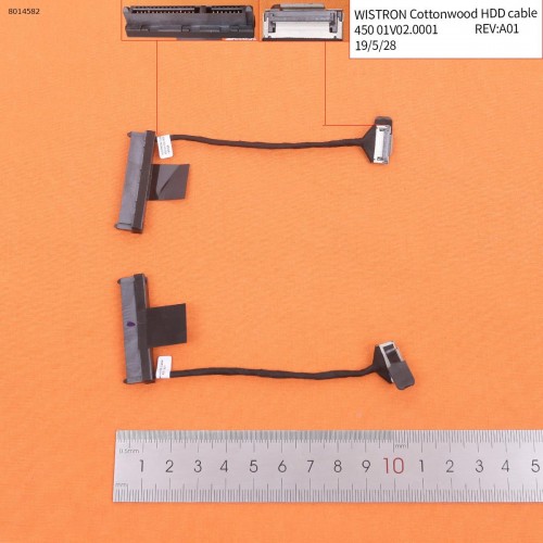 Шлейф Sata HDD/SSD для ноутбука Dell Inspiron 13 7347 7348, (0MK3V3, 450.01V02.0001)
