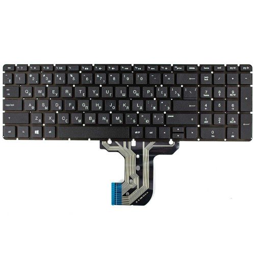 Клавіатура для HP Pavilion 15-AC 15-AF, HP 250 255 256 G4 G5, RU, чорна