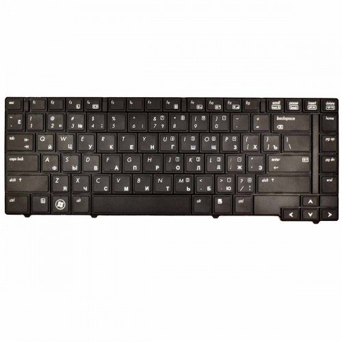Клавиатура для ноутбука HP EliteBook 8440P 8440W RU, (черная, Аналог)