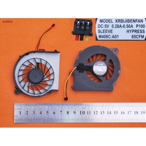 Вентилятор кулер для HP Compaq Presario CQ42 G42 CQ62 G62 CQ56 CQ72, Pavilion G4-1000 G6-1000 G7-1000 (3-pin, Аналог)