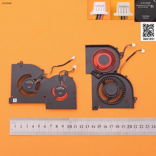 Вентилятор кулер для ноутбука MSI GS65 GS65VR P65 MS-16Q1 MS-16Q2 MS-16Q3 (GPU fan)