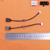 Разъем гнездо питания для Lenovo IdeaPad 305 B50 B50-30 B50-70 75 80 85 series (Square Yellow+pin с проводом/кабелем)