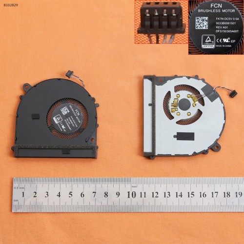 Вентилятор кулер для ноутбука Xiaomi mi air PRO 15.6", (for GPU, 6033B0061501, ND55C05-17E23, 6033B0059101, Original)