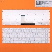 Клавиатура для Toshiba Satellite L50-B S50-B L50D-B L50T-B L50DT-B L55(D)-B S55-B S55T-B S55D-B UK (белая, 342x113mm, версия 2, вертикальный Enter)
