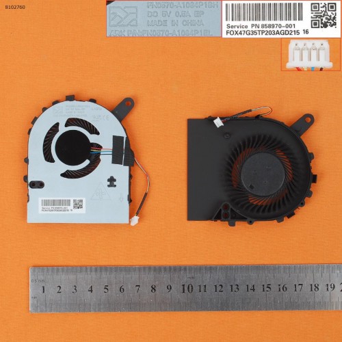 Вентилятор для Dell Inspiron 14 7460 14-7460, (FN0570-A1084P1BH, FN0570-A1084P1FL, FN0570-A1084P1EL, Аналог)