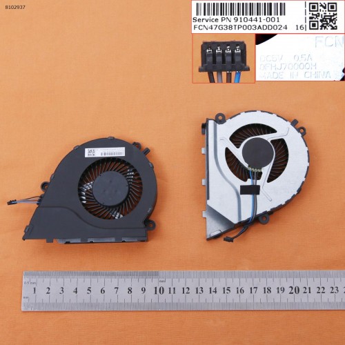 Вентилятор кулер для ноутбука HP 17-W G38-L G38-R TPN-Q175 (for CPU fan, 0FHJ70000H, 910441-001, Original)