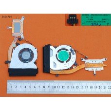 Вентилятор с радиатором Sony Vaio FIT13A SVF13 SVF13N (система охлаждения, Original)