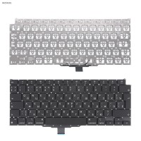 Клавіатура для MacBook Air 13" A2337 M1 2020 року, RU, Black, (вертикальний Enter) Клавіатура для MacBook Air 13" A2337 M1 2020 року, RU, Black, (вертикальний Enter)