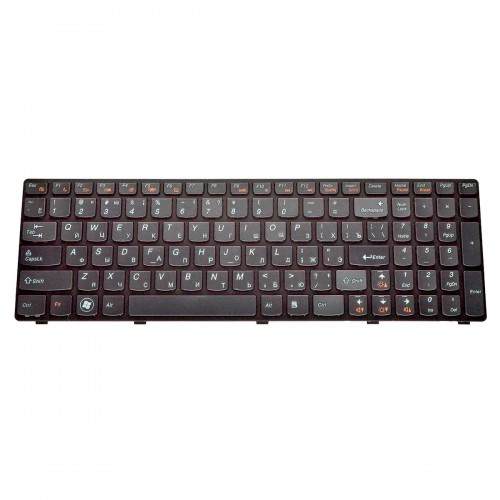 Клавиатура для ноутбука Lenovo IdeaPad G570 G770 G575 G780 G560 G565 Z560 Z565 series, RU (черная, Original)